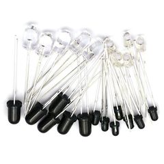 (20 con) Led thu phát hồng ngoại 5mm, LED Thu PT334B, LED Phát IR333C