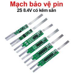 Mạch bảo vệ pin Lithium 2S 8.4V có kẽm hàn sẵn