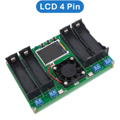 Mạch kiểm tra dung lượng pin 18650, có đế pin - màn hình LCD