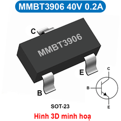 (10 con) Transistor BJT PNP dán SS850, SS8550, A1015, BC807, MMBT3906