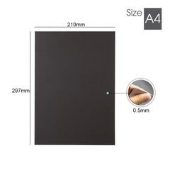 Nam châm dẻo, lá A4 không keo dày 0.5mm