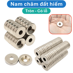 Nam châm đất hiếm tròn lỗ