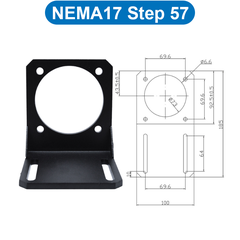 Gá động cơ DC, Pad cố đinh các loại động cơ thông dụng từ loại 380...895