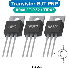 Transistor BJT PNP A940 / TIP32 / TIP42 chân cắm TO-220