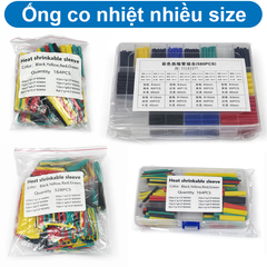 Ống co nhiệt, co dây điện, đầu nối đủ loại màu sắc kích thước