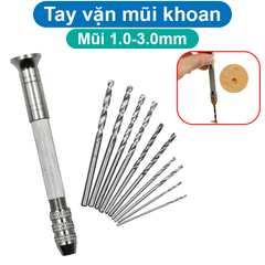 Dụng cụ khoan tay, mũi khoan mini làm đồ thủ công