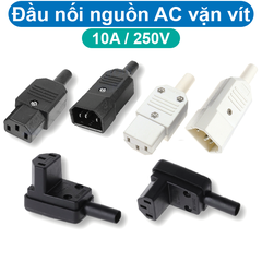 Đầu nối nguồn AC vặn vít dây chịu tải tốt cho máy móc thiết bị điện