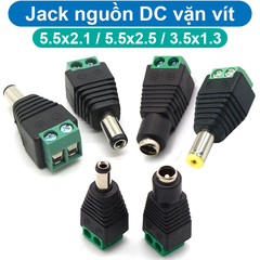 (2 Cái) Jack nối nguồn DC 1A vặn vít