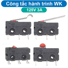 (5 cái) Công tắc hành trình WK2-01, WK3-03, WK3-05 125V 3A hàn dây