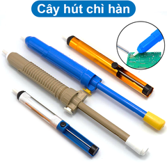 Cây hút chì hàn, thiếc hàn, thiết bị chuyên dụng làm sạch các mối chân hàn