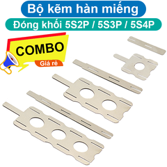 (2 bộ) Kẽm hàn miếng mạ niken chuyên đóng khối 5S, pin makita dày 0.18mm