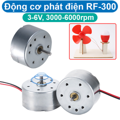 Động cơ phát điện RF300, 3000-6000 RPM, 3-6VDC
