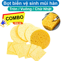 Bọt biển vệ sinh mũi hàn loại vuông / tròn / chữ nhật