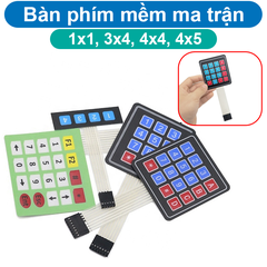 Bàn phím mềm ma trận số thứ tự DIY, điều khiển arduino, bộ đếm…