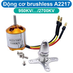 Động cơ điện, động cơ dc, không chổi than brushless A2217 950KV... 2700KV
