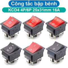 Công tắc bập bênh KCD4 16A/250V 25x31mm