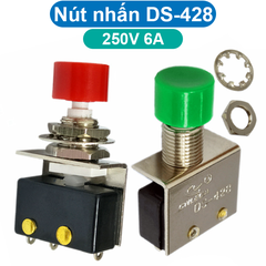 Nút nhấn nhả (reset) DS-428 3 chân 250V 6A