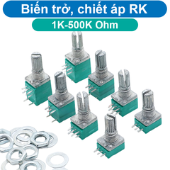 Biến trở, chiết áp xanh RK097N, RV097NS, RK097G, RK097GS 1K - 500K Ohm