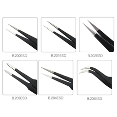 Nhíp gắp linh kiện BEST loại tốt, Nhíp chống tĩnh điện ESD bằng thép không gỉ