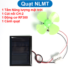 Bộ STEM cho học sinh, đèn Năng lượng mặt trời, quạt gió, bơm nước mini