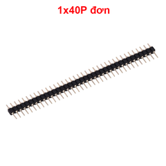 Hàng rào đực chân tròn 2.54mm cắm đứng