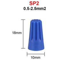 (10 cái) Cút nối xoắn dây điện SP1 - SP6