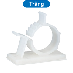 (5 cái) Kẹp giữ dây tròn có keo dán, nẹp khoá dây, gối đỡ dây