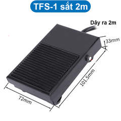 Công tắc bàn đạp chân vỏ nhựa/nhôm 220V/380V 5-10A