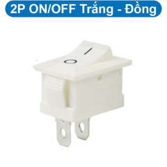 (2 cái) Công tắc bập bênh KCD1 - 101 6A - 250V 15x21mm