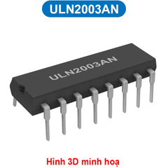 Transistor Darlington NPN ULN2003AN / ULN2004AN / ULN2803 / …chân cắm DIP