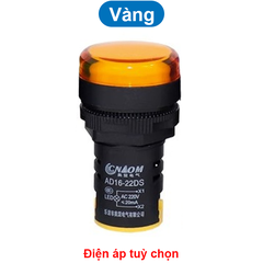 Đèn báo AD16-22DS lỗ khoét 22mm điện áp 12V, 24V, 220VAC, 380VAC