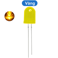 (5 Con) LED 10mm màu (đỏ/vàng/xanh lá/xanh dương)