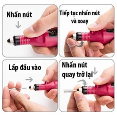 Máy mài mini cầm tay, máy mài dũa móng đa năng