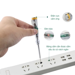 Bút thử điện cảm ứng thông minh đèn led đo thông mạch/dây điện đứt ngầm
