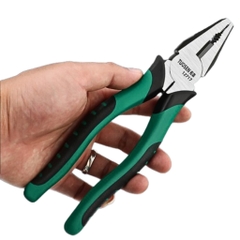 Kìm cắt dây, mũi kim, đầu bằng loại lớn SUPER đen vàng