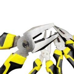 Kìm cắt dây, mũi kim, đầu bằng loại lớn SUPER đen vàng