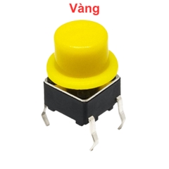 (10 cái) Nắp nút nhấn 6x6mm hình mũ đường kính trong 3.1mm / 3.4mm cao 6mm