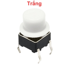 (10 cái) Nắp nút nhấn 6x6mm hình mũ đường kính trong 3.1mm / 3.4mm cao 6mm