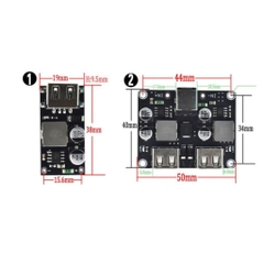 Mạch hạ áp 10 - 32V xuống 5V tối đa 24W chế sạc điện thoại, hỗ trợ sạc nhanh 1 - 4 cổng