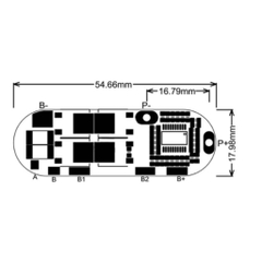 Mạch BMS sạc bảo vệ pin Lithium - Lipo 1S - 4S