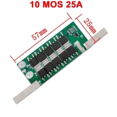 Mạch bảo vệ pin sắt LifePo4 1S 3.2V công suất lớn có sẵn kẽm hàn