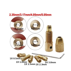 Bộ kẹp mũi khoan bằng đồng thau 5 lõi