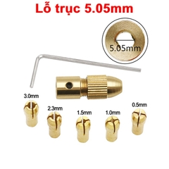 Bộ kẹp mũi khoan bằng đồng thau 5 lõi
