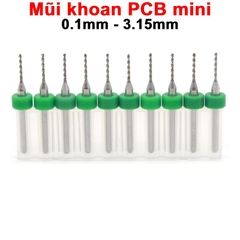 Mũi khoan PCB, chuyên khoan, cắt, phay các vật liệu cứng như đá quý, vỏ chai, bo mạch