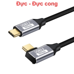 Dây cáp nối dài Type C USB 3.1 gen 2 10Gbps PD 100w hỗ trợ 4k 60hz