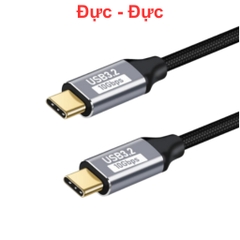 Dây cáp nối dài Type C USB 3.1 gen 2 10Gbps PD 100w hỗ trợ 4k 60hz