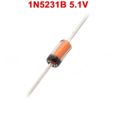 (10 con) Diode Zener 1N5231B,1N5232B,1N5237B,... chân cắm công suất 0.5W