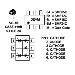 Diode TVS chân dán SMA/SMB
