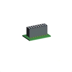 Hàng rào cái đôi 2.0mm cắm chân đứng cao 4.3mm