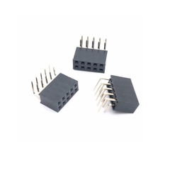 Hàng rào cái đôi 2.54mm cắm chân cong cao 8.5mm